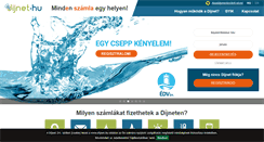 Desktop Screenshot of dijnet.hu